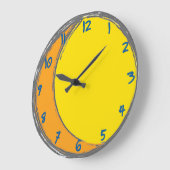 Sun- und MondUhr Große Wanduhr (Winkel)