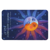 Sun und Moon Eclipse Perfect Alignment 4 x 6 Magnet (Horizontal)