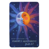 Sun und Moon Eclipse Perfect Alignment 4 x 6 Magnet (Vertikal)