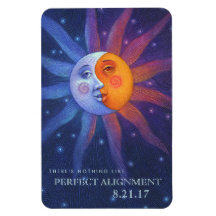 Sun und Moon Eclipse Perfect Alignment 4 x 6