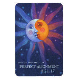 Sun und Moon Eclipse Perfect Alignment 4 x 6 Magnet