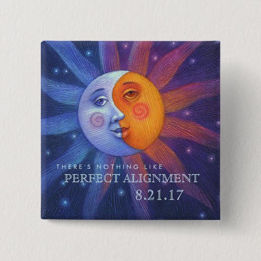 Sun und Moon Eclipse Perfect Alignment Button (Vorderseite)