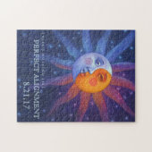 Sun und Moon Eclipse Perfect Alignment Puzzle (Horizontal)