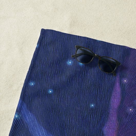 Sun und Moon Eclipse Perfect Alignment Strandtuch (Beispiel)