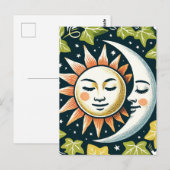 Sun und Moon Ivy Postkarte (Vorne/Hinten)