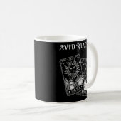 Sun und Moon Tarot Card Avid Reader Hexe Occult Kaffeetasse (VorderseiteRechts)