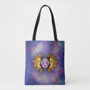 Sun und Moon Tote Bag Tasche