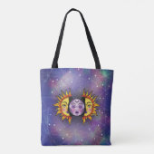 Sun und Moon Tote Bag Tasche (Rückseite)