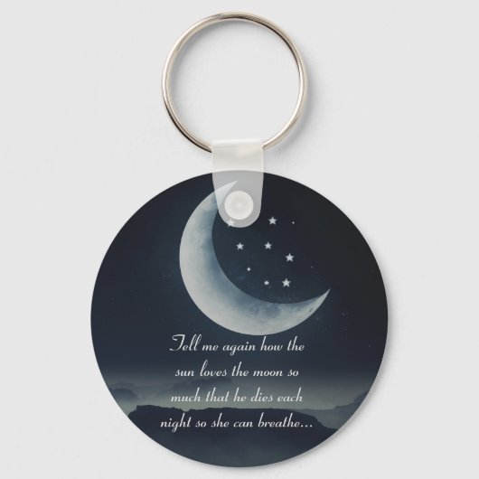 Sun und Moon Verse Schlüsselanhänger (Vorderseite)