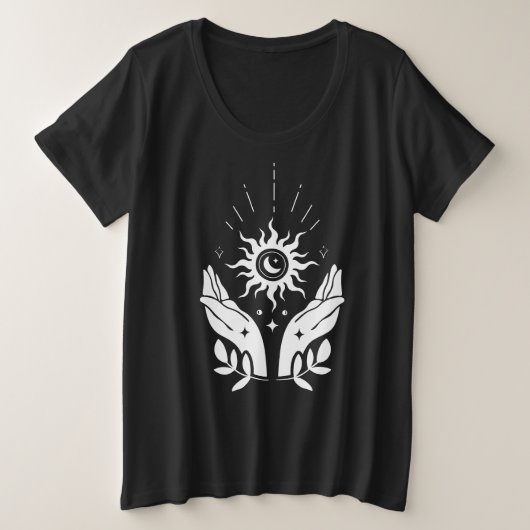 Sun und Moon Vibes T - Shirt öffnen (Design vorne)