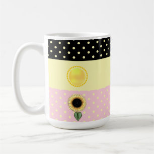 Sun- und Polka-Dots Kaffeetasse