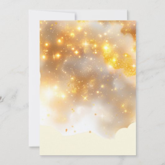 Sun und Stars Bounce und spielen Vierten Geburtsta Einladung (Rückseite)