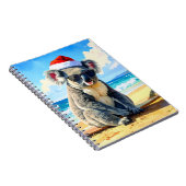 Sun und Surf Koala Weihnachtsmannmütze Ein Aussie  Notizblock (Rechte Seite)