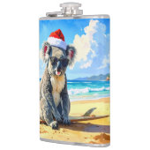 Sun und Surf Koala Weihnachtsmannmütze Flachmann (Links)