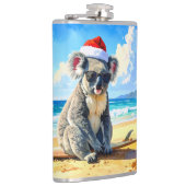 Sun und Surf Koala Weihnachtsmannmütze Flachmann (Rechts)