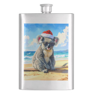 Sun und Surf Koala Weihnachtsmannmütze Flachmann
