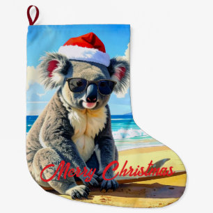 Sun und Surf Koala Weihnachtsmannmütze Großer Weihnachtsstrumpf