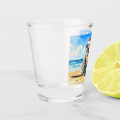 Sun und Surf Koala Weihnachtsmannmütze Schnapsglas (Links)