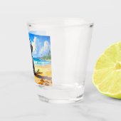 Sun und Surf Koala Weihnachtsmannmütze Schnapsglas (Rechts)