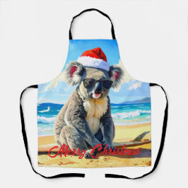 Sun und Surf Koala Weihnachtsmannmütze Schürze