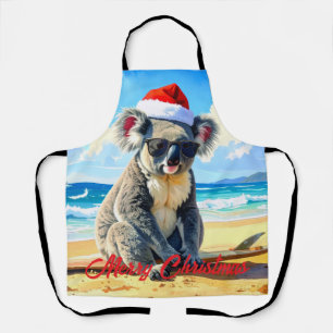 Sun und Surf Koala Weihnachtsmannmütze Schürze