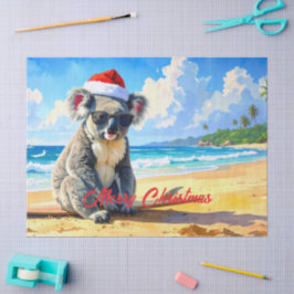 Sun und Surf Koala Weihnachtsmannmütze Seidenpapier