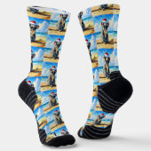 Sun und Surf Koala Weihnachtsmannmütze Socken (Gewinkelt)