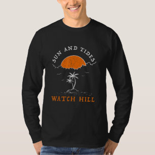 Sun und Tides beobachten Hill Summer Rhode Island T-Shirt