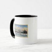 Sun Valley, ID - Challenger Inn im Winter Tasse (Vorderseite Links)