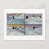 Sun Valley, ID - Ski Postkarte (Vorderseite)