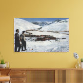 Sun Valley, ID - Winterlandschaft im Sun Valley Leinwanddruck (Insitu (Wohnzimmer))