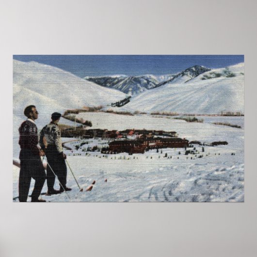Sun Valley, ID - Winterlandschaft im Sun Valley Poster (Vorne)