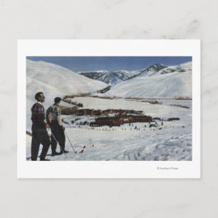 Sun Valley, ID - Winterlandschaft im Sun Valley Postkarte