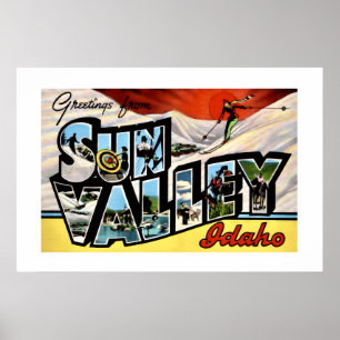 Sun Valley Idaho 20x30 Poster Druck