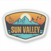 Sun Valley, Idaho Aufkleber (Vorderseite)