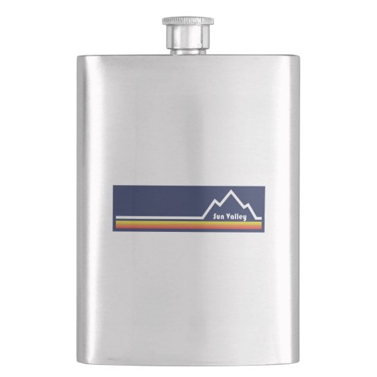 Sun Valley, Idaho Flachmann (Vorderseite)
