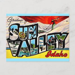 Sun Valley Idaho Gruß Postkarte