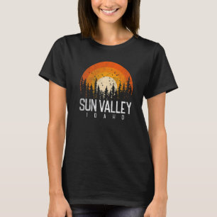 Sun Valley Idaho ID Retro Vintag 70er 80er 90s T-Shirt
