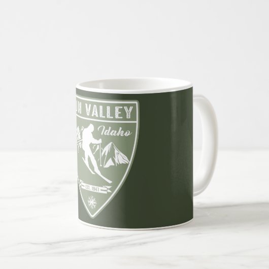 Sun Valley Idaho Kaffeetasse (VorderseiteRechts)