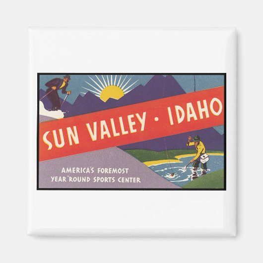 Sun Valley Idaho Magnet (Vorne)