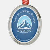Sun Valley Idaho medal Ornament Aus Metall (Links)