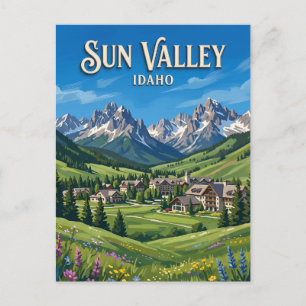 Sun Valley Idaho Postkarte