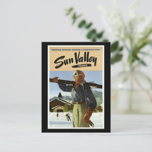Sun Valley, Idaho Reise Postkarte