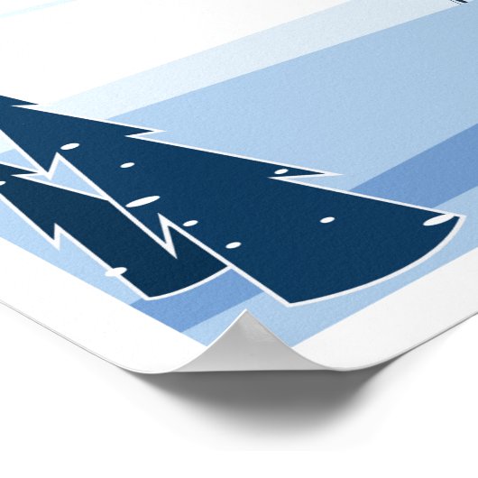 Sun Valley, Idaho, Ski Poster (Ecke)