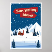 Sun Valley, Idaho, Ski Poster (Vorne)