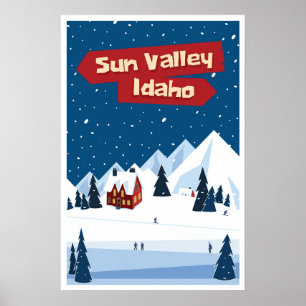 Sun Valley, Idaho, Ski Poster