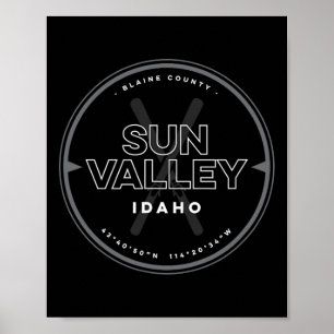 Sun Valley Idaho Ski Poster