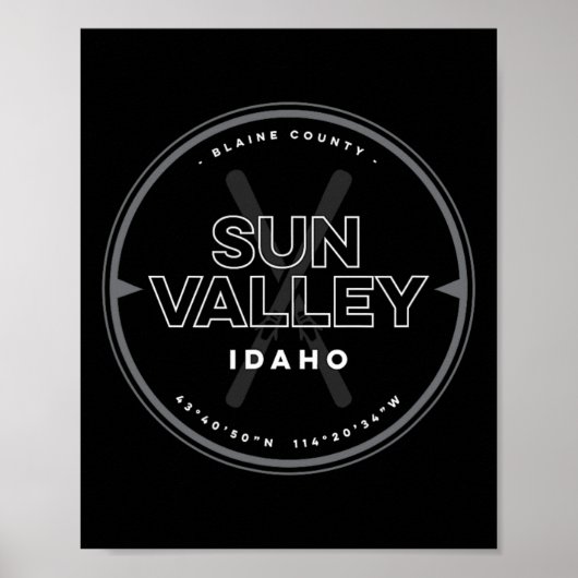 Sun Valley Idaho Ski Poster (Vorne)