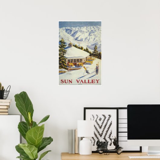 Sun Valley, Idaho, Skipposter Poster (Heimbüro)
