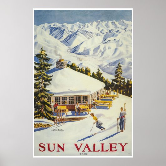 Sun Valley, Idaho, Skipposter Poster (Vorne)